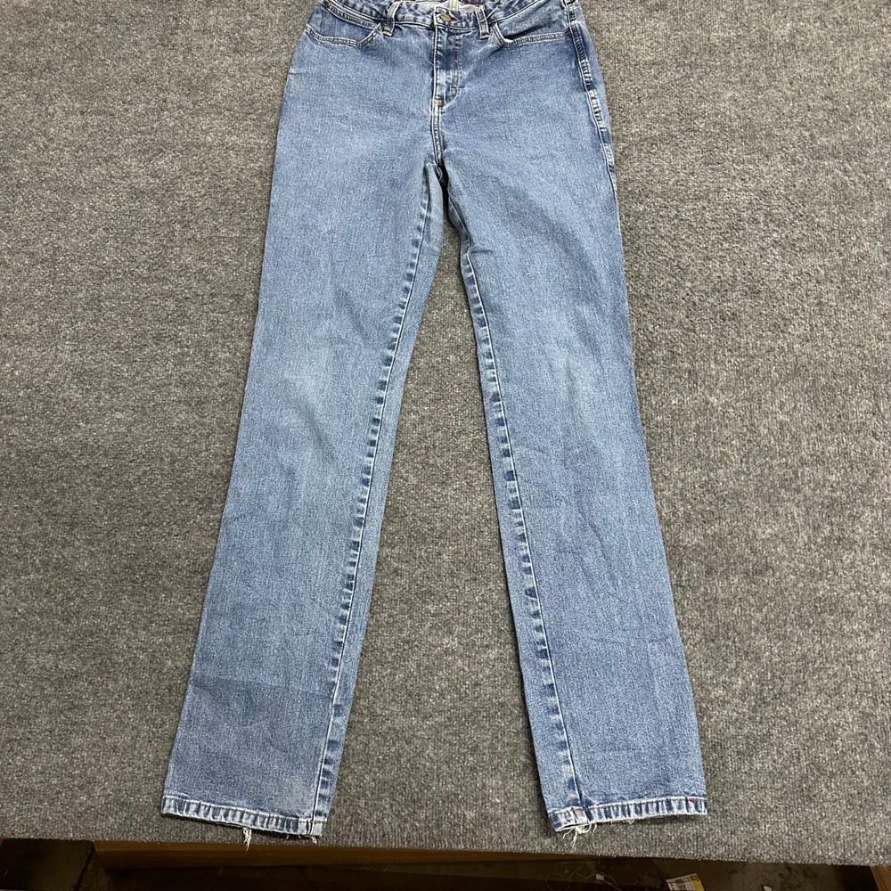Wrangler Jeans Womens Size 28 Blue Straight Leg Denim Western Classic Good